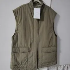 最終 しまむら Kumika ナイロンパテッドベストMサイズ