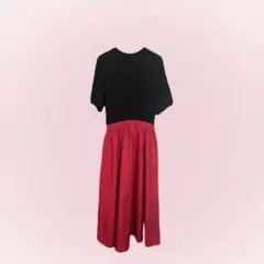 【美品】LEBECCA boutique 思わず踊るドッキングワンピース