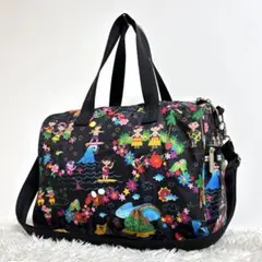 【美品】 レスポートサック イッツアスモールワールドデ ミニボストンバッグ