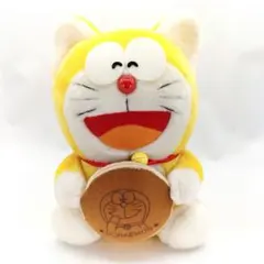 当時物 ドラえもん ぬいぐるみ ブルブル ぬいぐるみ 黄色 どら焼き レトロ