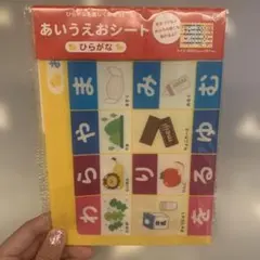 あいうえおシート ひらがな 知育玩具のサムネイル
