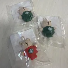 スタバ ベアリスタ キャップ 緑赤 初代 ホリデー リユーザブルカップ