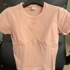MOUSSY ピンク ラメ 半袖Tシャツ Fサイズ - メルカリ