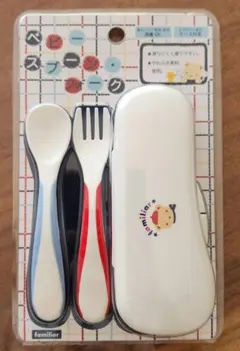 【新品未開封】familiar ベビースプーン・フォーク セット