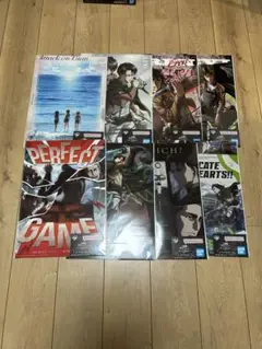 進撃の巨人　一番くじ　F賞　クリアポスター 8点セット