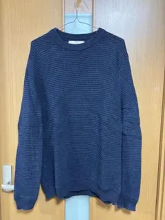 L.O.G.G. ダークブルー スウェット Sサイズ