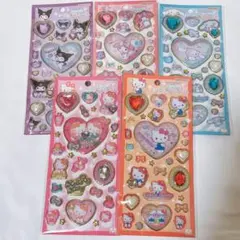 正規品 サンリオ キラキラジュエルシール　5種