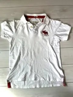 Abercrombie & Fitch ホワイトポロシャツ