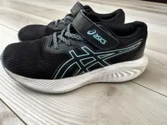 アシックス２１㎝　ミントグリーンブラック