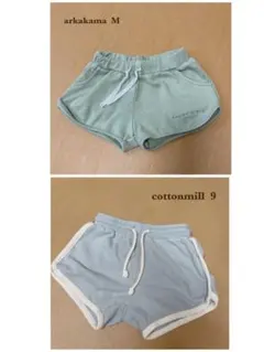 arkakama M & cottonmill 9 ショートパンツセット