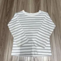 agnis b. ストライプ 長袖カットソー 4 ans