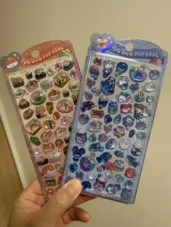 うるちゅる POP SEAL 2シートセット　海外正規品　ボンボンドロップシール