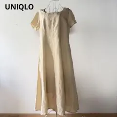 UNIQLO ワンピース　ゆったり大きいサイズ　ロング丈　半袖