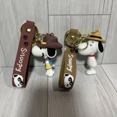スヌーピー キーホルダー 2個セット