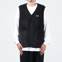 patagonia ロスガトス フリースベスト BLK L