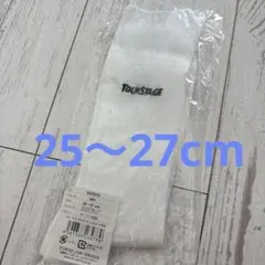 新品、未使用TOURSTAGE ゴルフソックス ホワイト 25-27cmのサムネイル