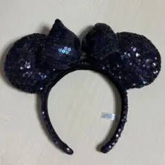 ディズニーカチューシャ ミニー　スパンコール ランド シー