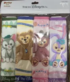 ディズニーシー限定　ダッフィ＆フレンズ　ミニタオル４枚セット