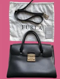 FURLA フルラ 2wayショルダーバック メトロポリス サッチェル　トート