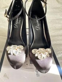 ★即日配送★パーティー用パンプス　ブラック★