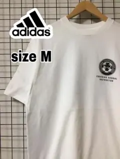 アディダスプリントTシャツ メンズM カラーホワイト