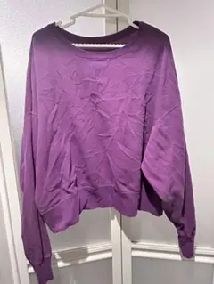 ●匿名配送即日発送●coenトレーナースウェットパープルLサイズ