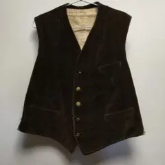 カシシル/Lサイズ】 エルメス ラムレザー スエード 刺繍 ベスト 