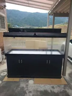 【送料込】大型アクリル水槽　1800×750×600（h）底面ブラック Yahoo!オークション - 特注 アクリル水槽 セット 1800 750 600h