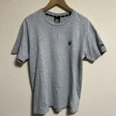 美品　刺繍ロゴ　New Era グレー Tシャツ メンズLサイズのサムネイル