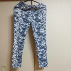 カモフラージュ柄 スキニーパンツ Lサイズ