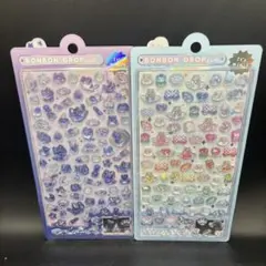 【入手困難、早い者勝ち】ボンボンドロップシール　2枚セット　よるねこ　正規品