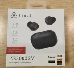 ★新品未使用★final ZE3000 SV ブラック ワイヤレスイヤホン final（ファイナル） final ZE3000 SV 完全ワイヤレスイヤホン USED美