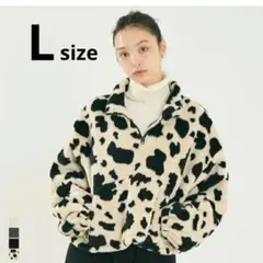 coca　コカ　ボアハーフジップブルゾン レディース　　 ミックス柄