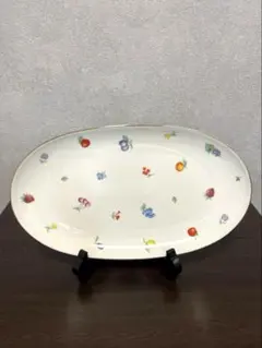 【美品】たち吉 Adam&Eve アダム&イブ 楕円形お皿のサムネイル