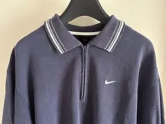 NIKE ジップアップ半袖ポロシャツ フェードのサムネイル
