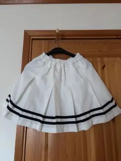 BROWNY プリーツミニスカート ホワイト Mサイズ