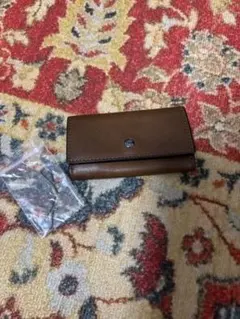 COACH ブラウン レザー キーケース