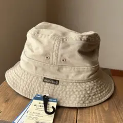 【新品未使用】mont・bell コットン　ツイルハットＳサイズ　袋入り　タグ付