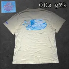 00s piko tシャツ ビッグロゴ y2k ライトイエロー L サーフ系 黄のサムネイル
