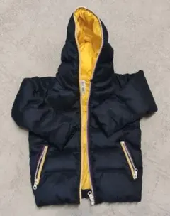 B:MING ダウンコート ネイビー/イエロー