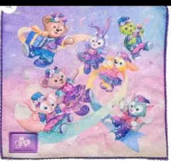 【香港ディズニー限定】開園20周年　ダッフィー&フレンズ　タオルハンカチ