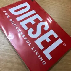 DIESEL 赤 置物未使用新品 DIESEL 非売品 ノート 赤 B5