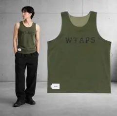 「美品」 WTAPS タンクトップ コットン オリーブドラブ L サイズ03のサムネイル