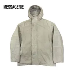 MESSAGERIE ダック地 ブルゾン ジャケット 中綿 ベージュ 48