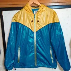 Made in Heaven 青と黄色のフード付きジャンパー Mサイズ
