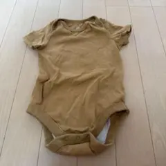 babyGAP ベビー肌着 ロンパース 半袖 ブラウン