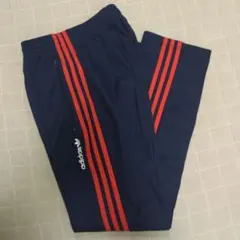 アディダス トラックパンツ ネイビー×レッド ジャージ ベッケンバウアー L