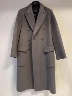 【美品】ダーマコレクション ロロピアーナ カシミヤ100% ピーコート グレー 美品】ダーマコレクション ロロピアーナ カシミヤ100% ピーコート グレー