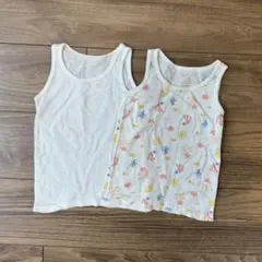 【90cm】UNIQLO ベビー キッズ 肌着 タンクトップ メッシュ