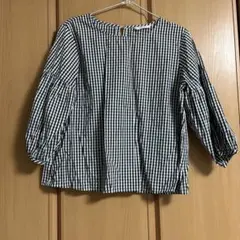ギンガムチェック ブラウス